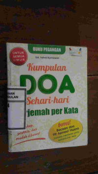 Image of Kumpulan Doa Sehari-Hari Terjemah Perkata