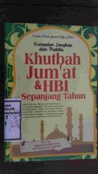 Image of Kumpulan Lengkap Dan Praktis Khutbah Jumat & HBI Sepanjang Tahun