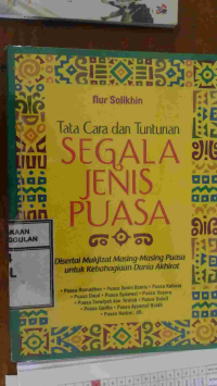Image of Tata Cara Dan Tuntunan Segala Jenis Puasa
