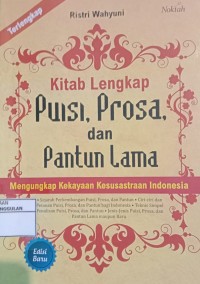 Image of Kitab Lengkap Puisi, Proses dan Pantun Lama